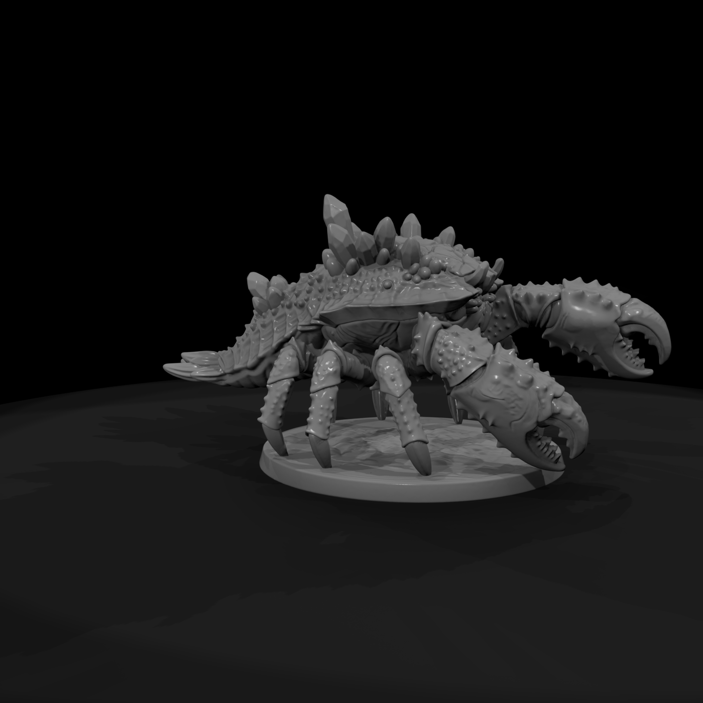 Stylized Fantasy Giant Crystal Crab Miniature Cfnt