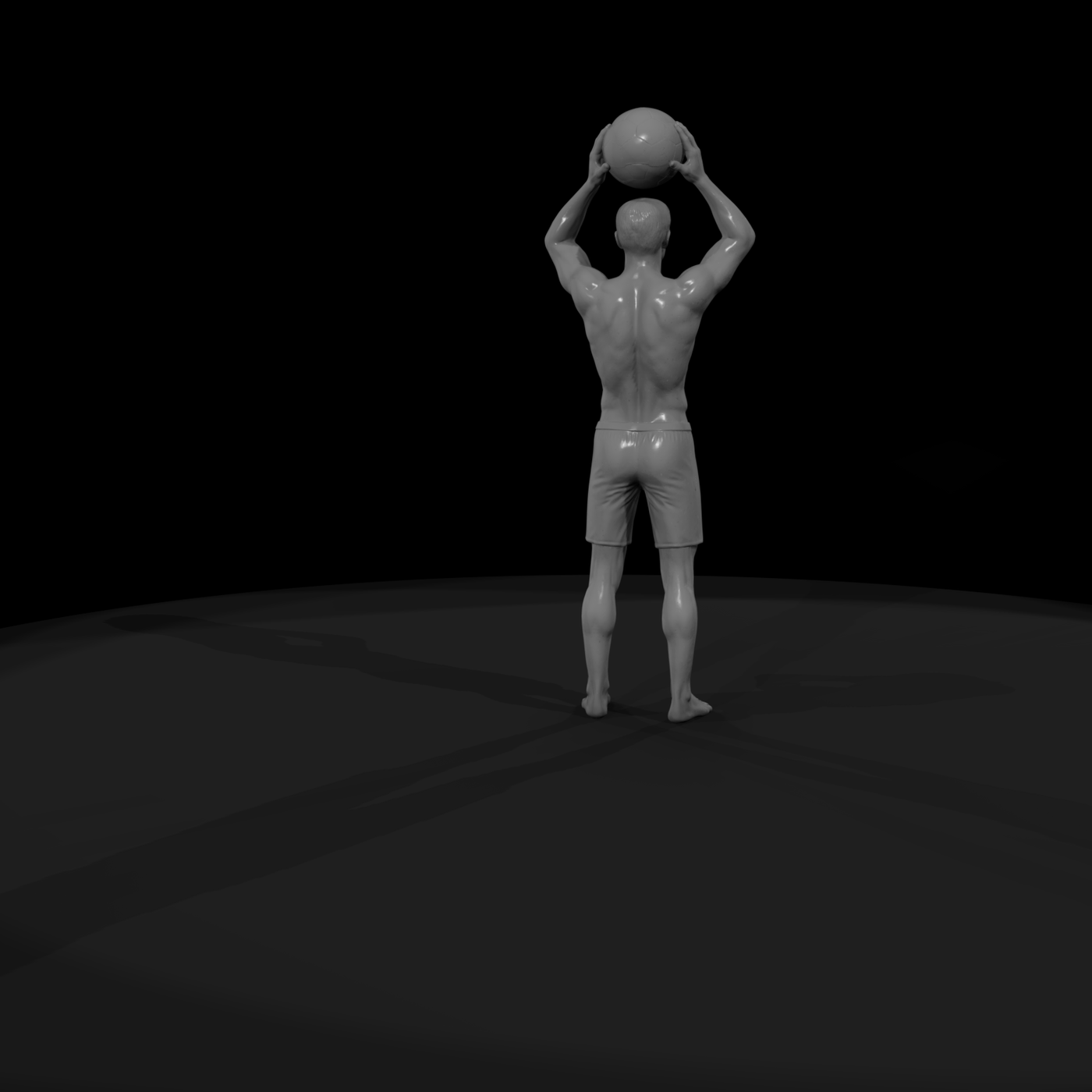 Adult Soccer Game Player 3