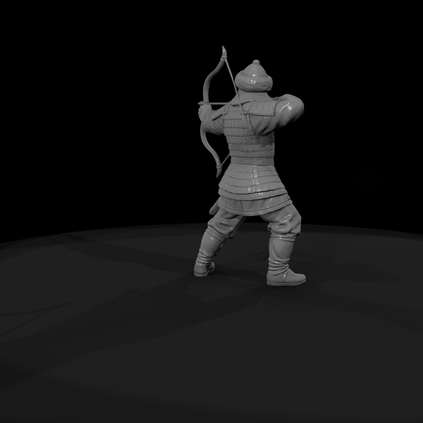 Hist 0228 Mongol Horse Archer Miniature Figure