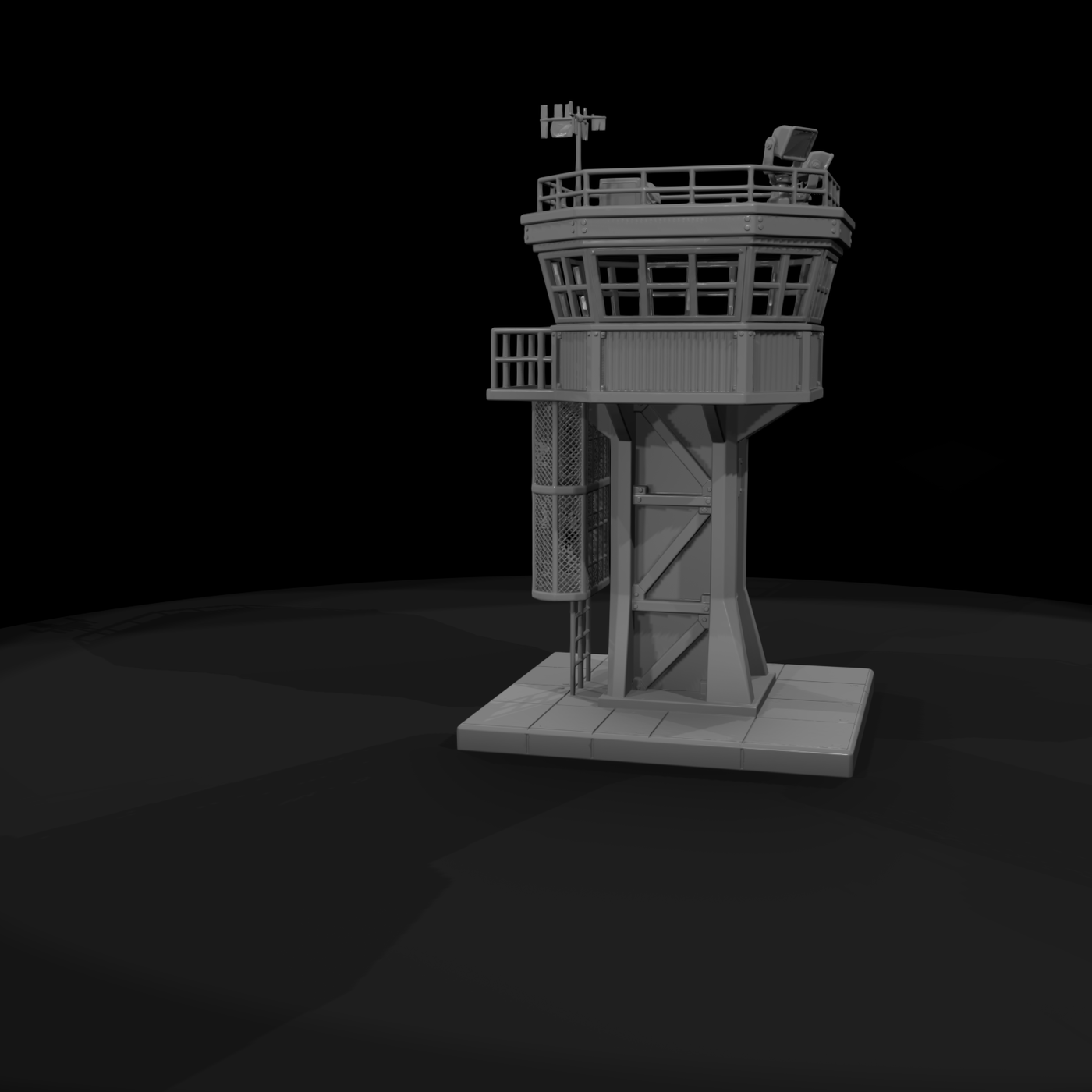 Mil 204 1980S Cold War Perimeter Guard Tower