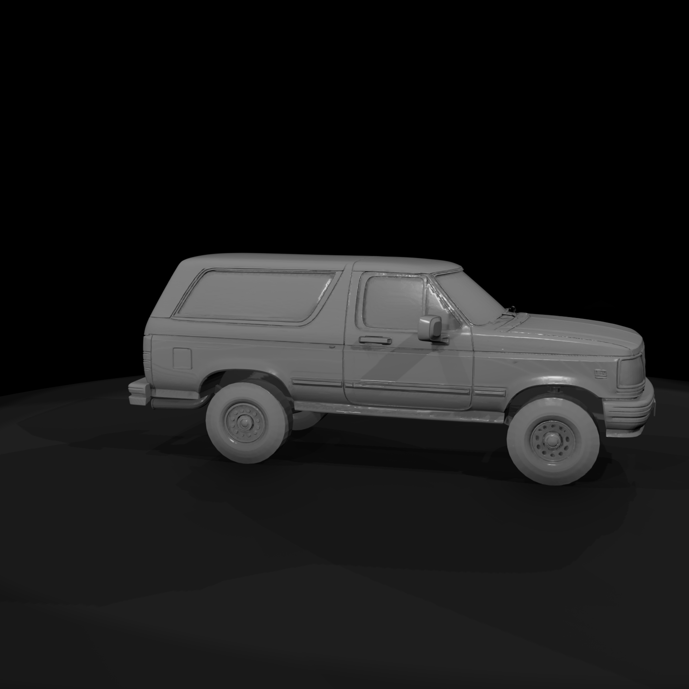 Bronco-style SUV — & Train Layout Vehicle