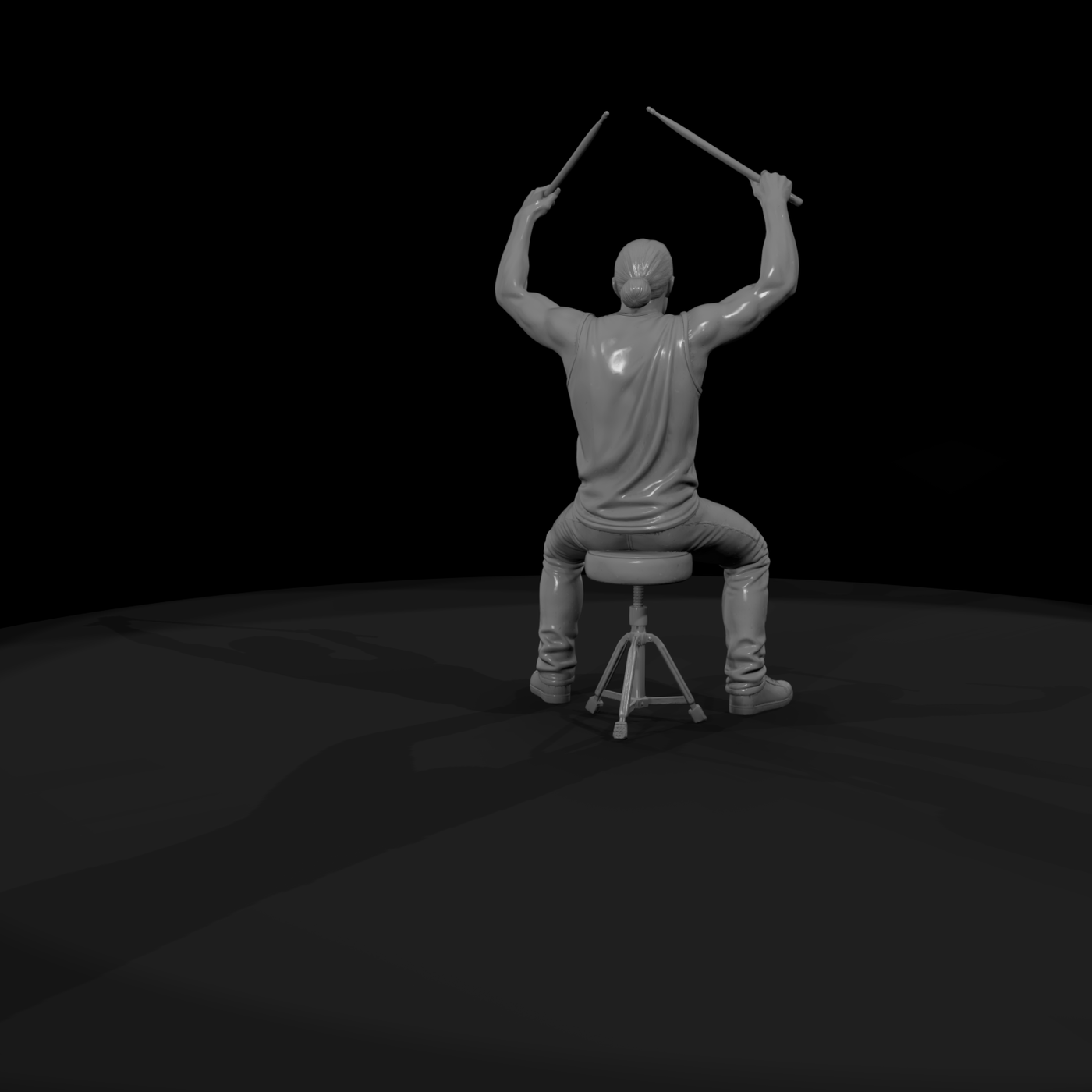 0185 Musician Drummer Sticks