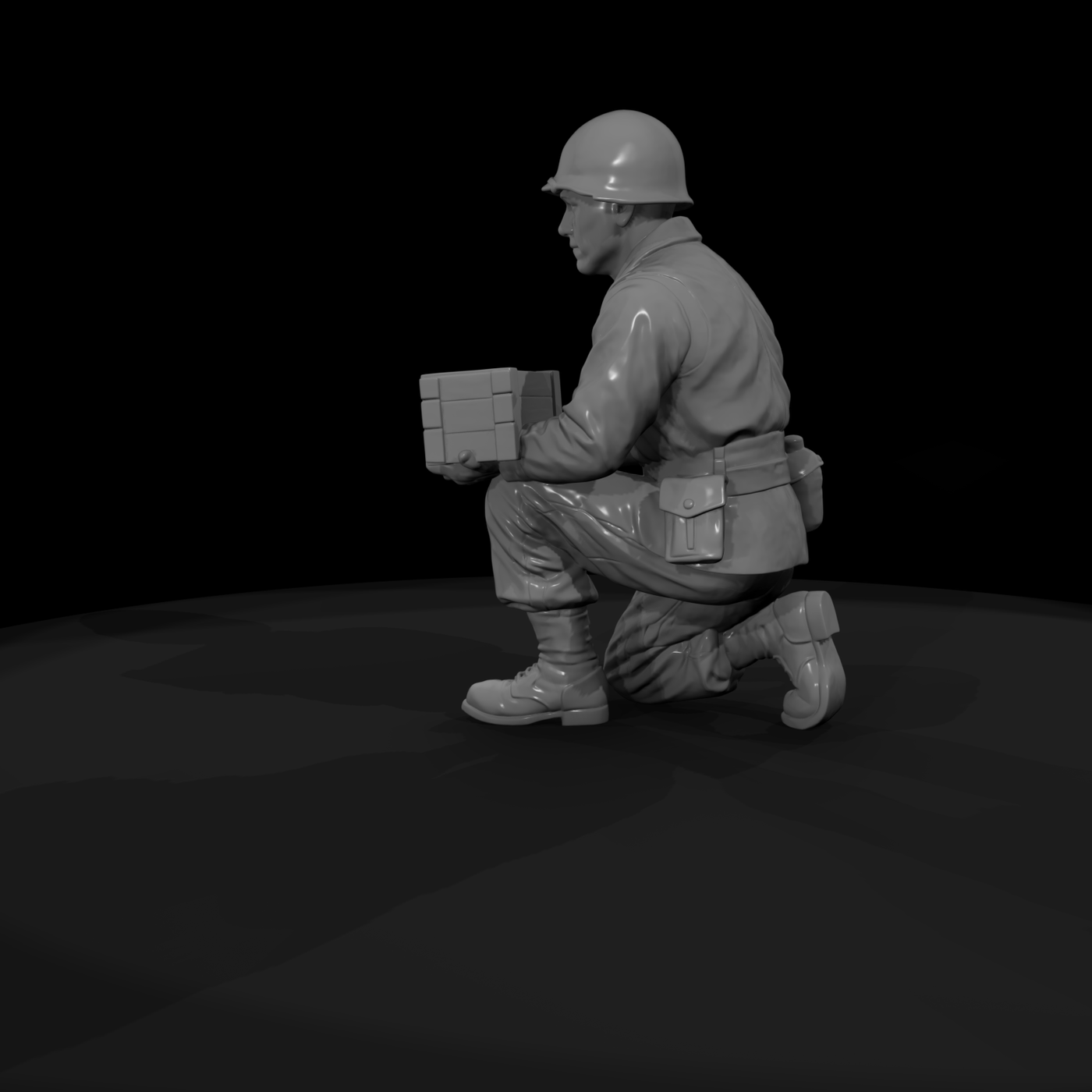 Ww2 Army 074 Wwii U S Army Supply Clerk Figure