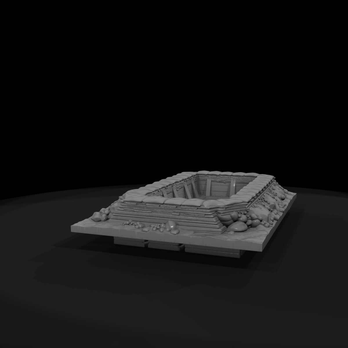 realistic-sandbag-trench-3d-printable-modular-wargame-terrain-863383
