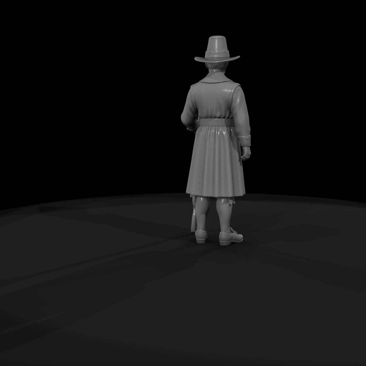 Colonial Pilgrim with Musket
