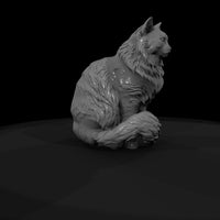 stylized-fluffy-cat-figurine-sitting-diorama-miniature-165740 — thumbnail 8