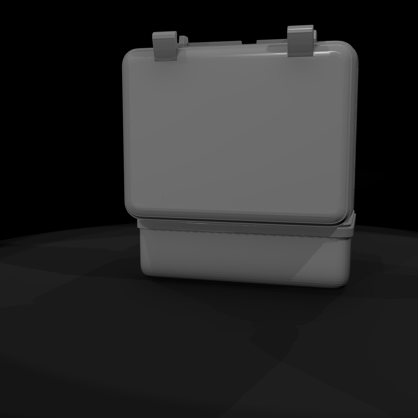 Stylized First Aid Kit with Medical Supplies
