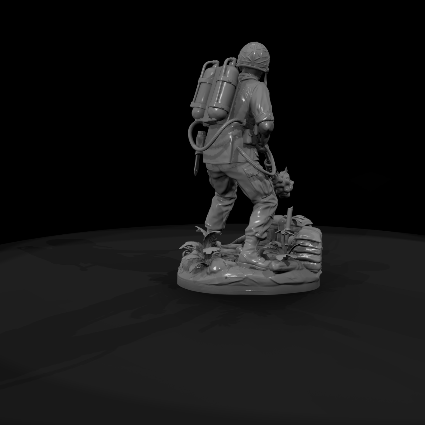 Vnh 020 United States Army Flamethrower Operator