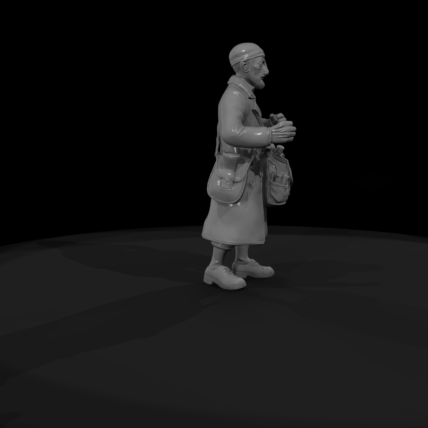 Stylized Traveling Merchant