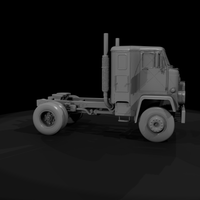 Vintage Cab-Over Semi Truck — thumbnail 8