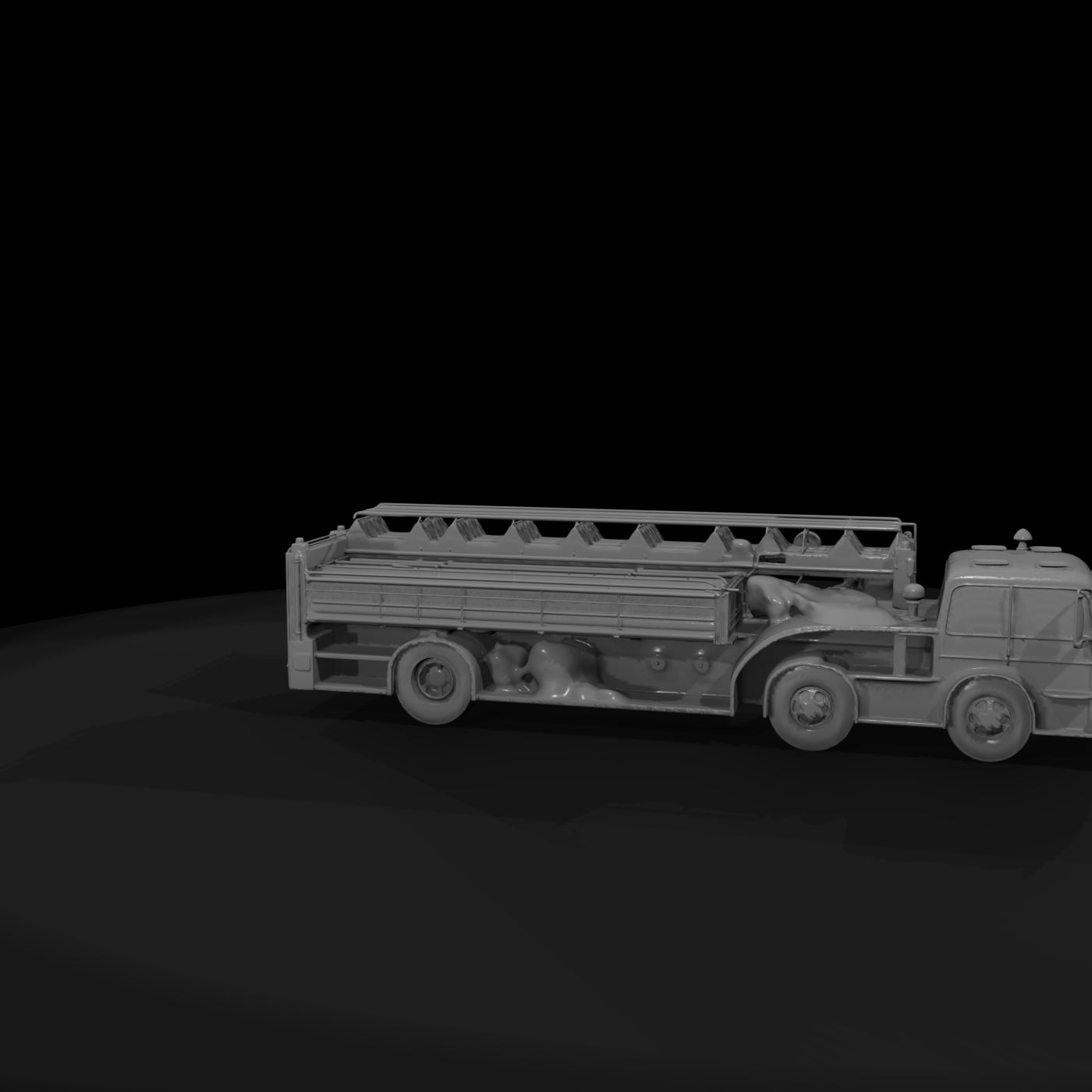 ladder-fire-truck-miniature-scale-model-fire-engine-232459