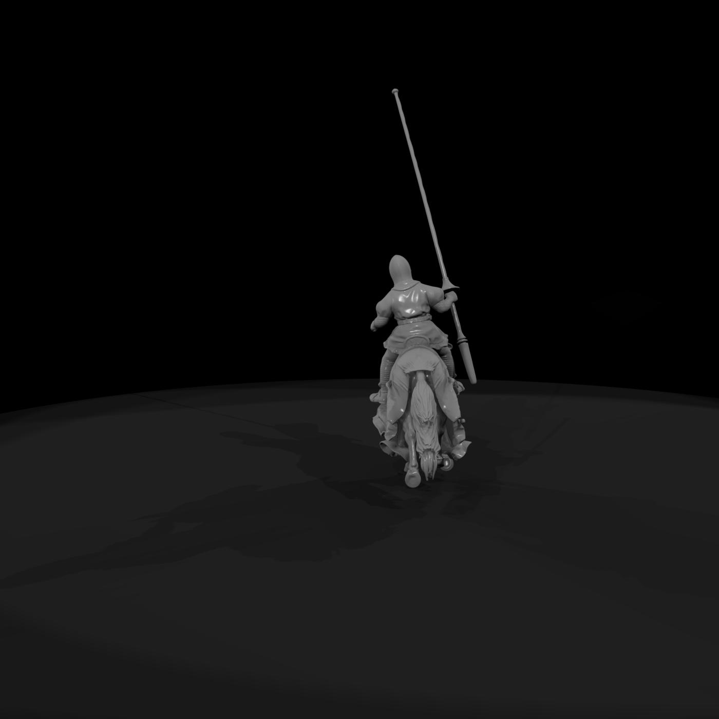 Mounted Jousting Knight — Medieval Tournament