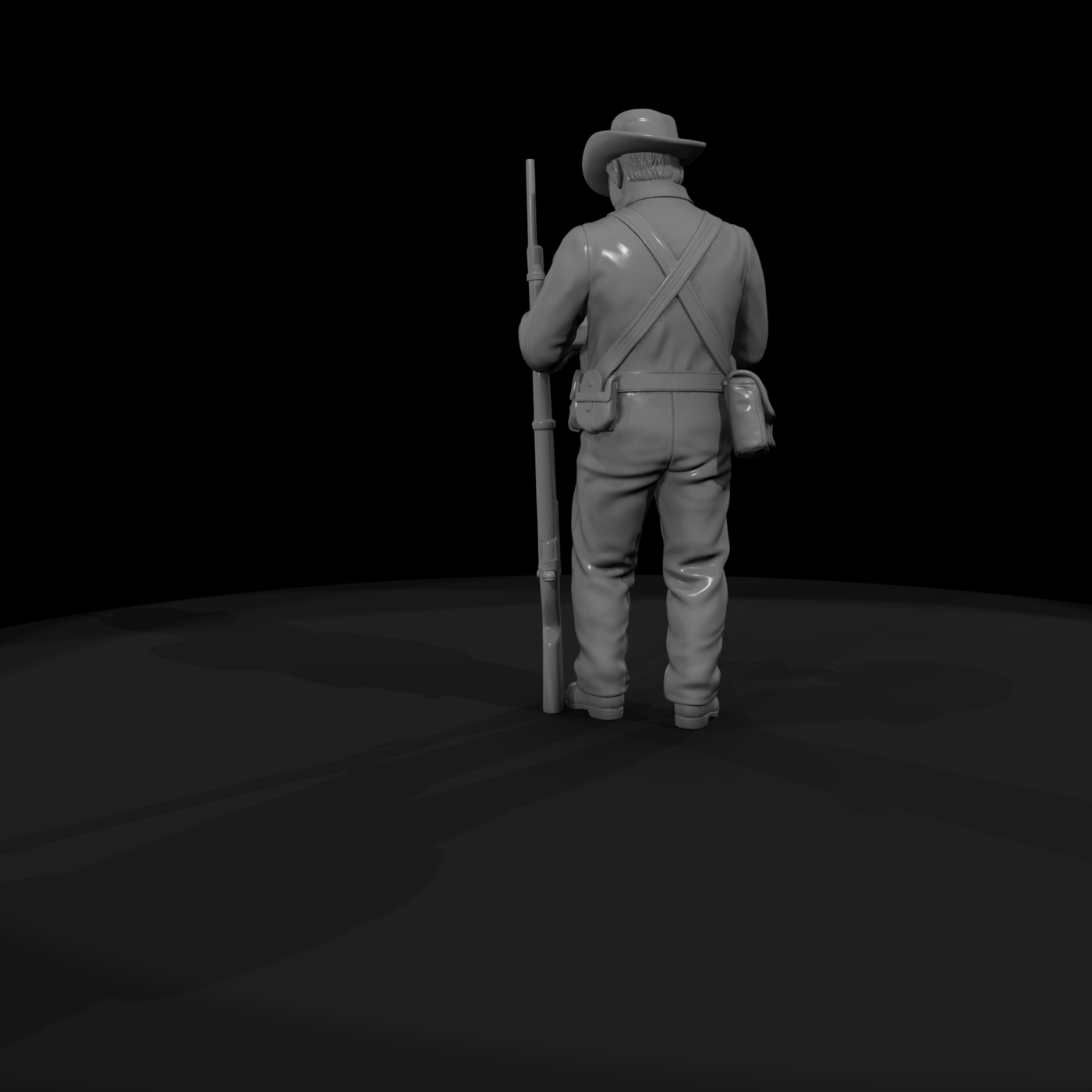 Civil War Confederate Infantryman