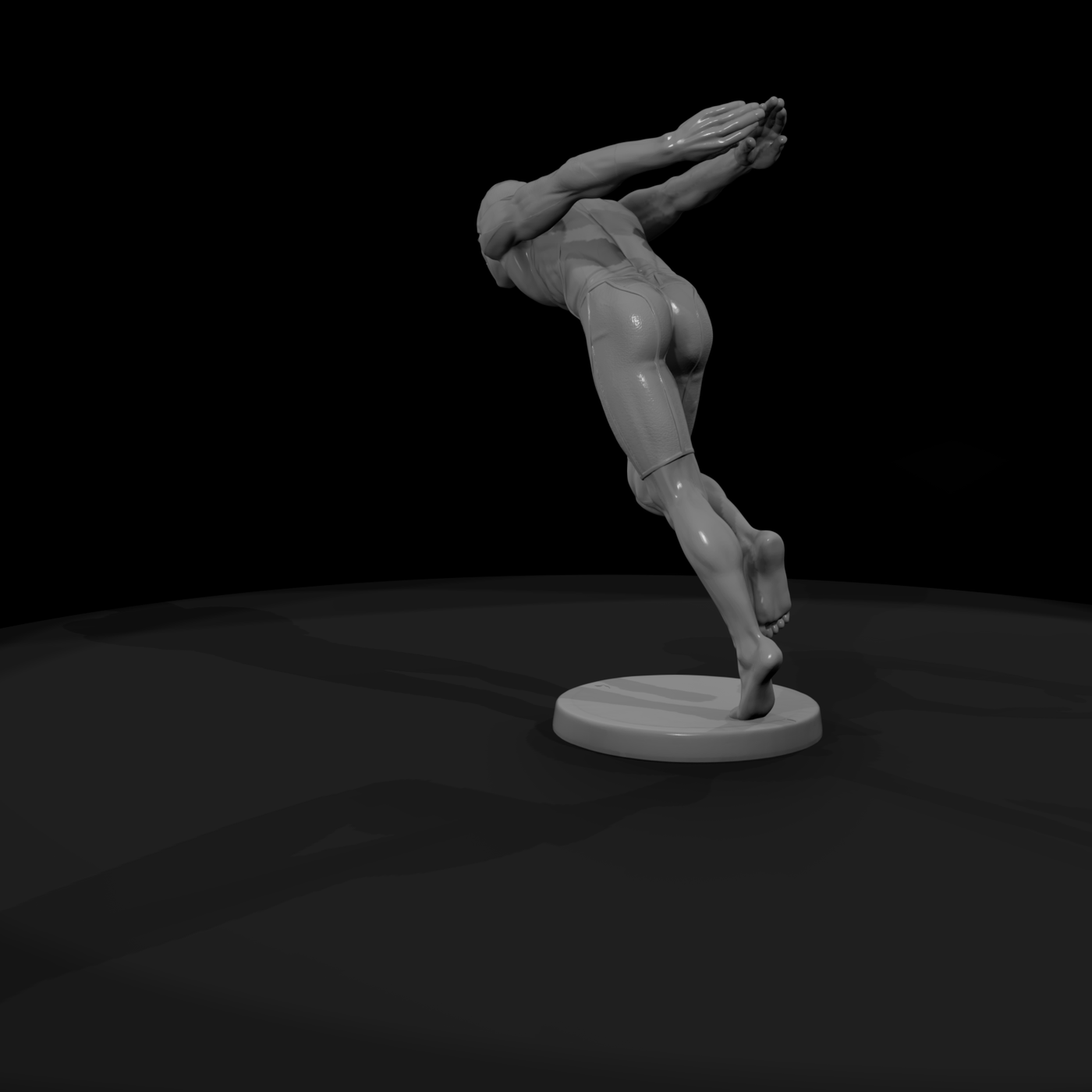 Poparc 0253 Swimmer Starting Block