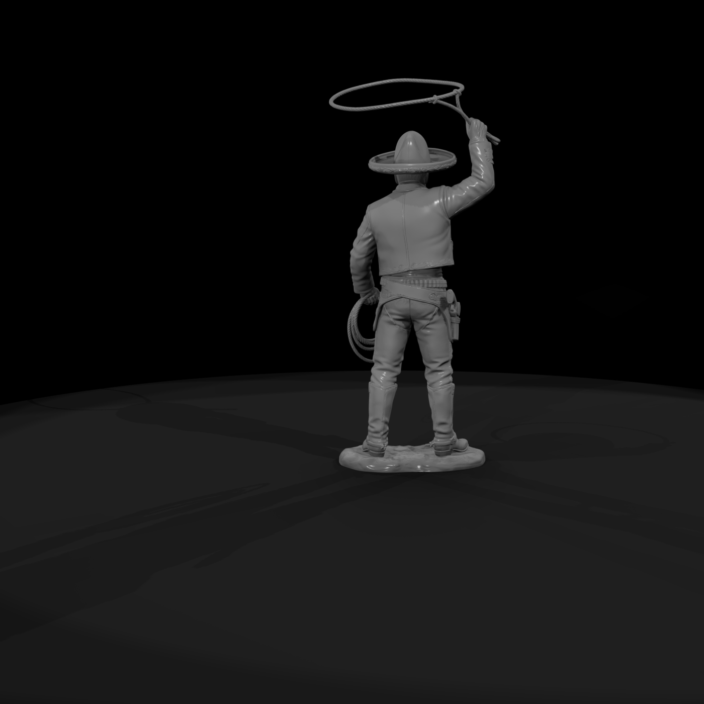 Vaquero Lawman with Lariat