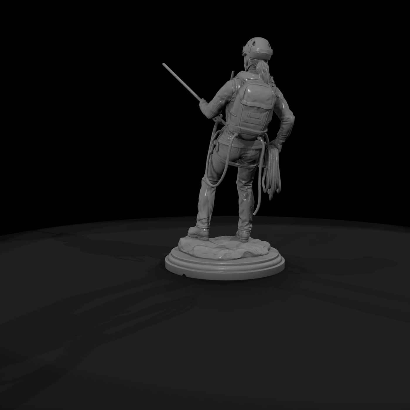 Poparc 0100 Mountain Rescue Climber Alternate Pose