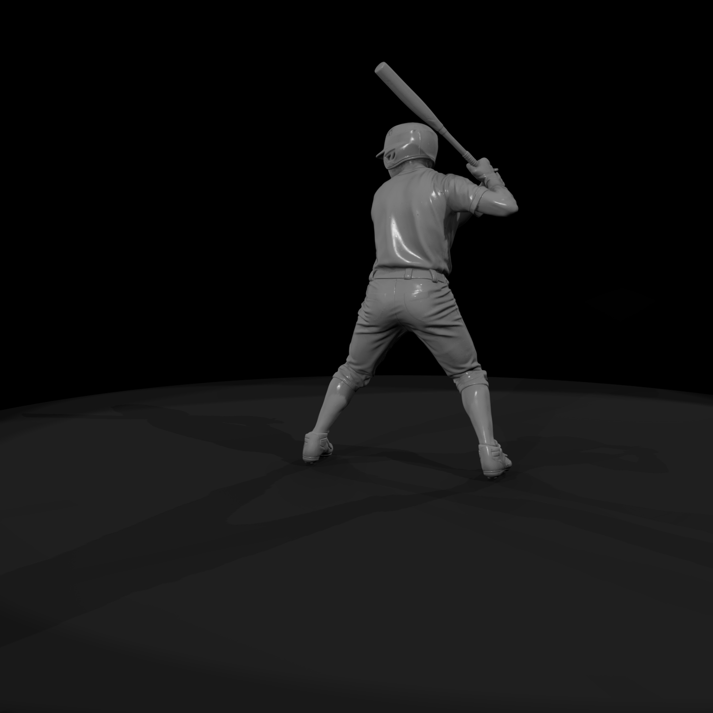 0078 Sports Baseball Batter Stance