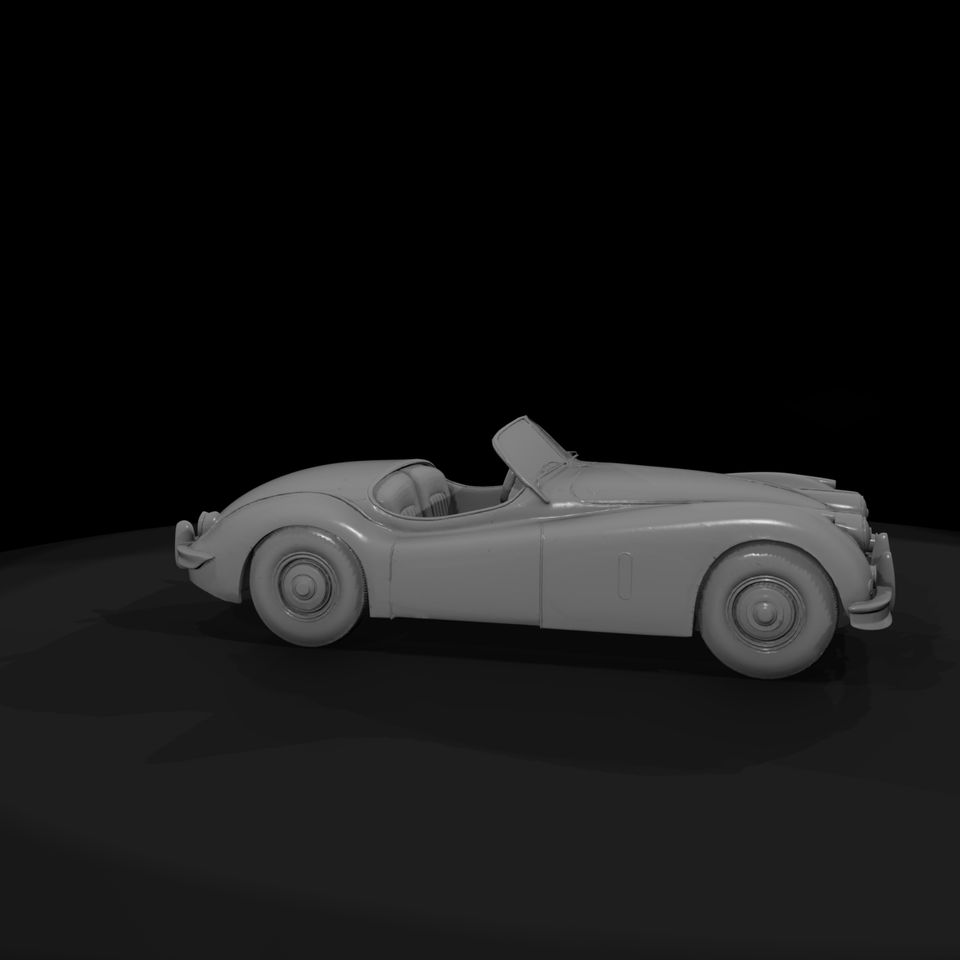 Jaguar XK 140 Roadster (1954) — High‑Detail Interior