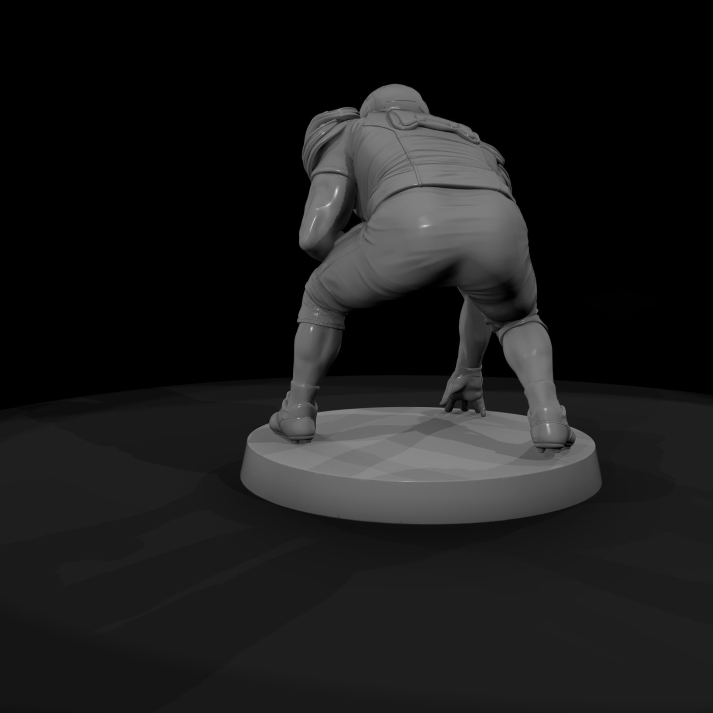 Poparc 0290 Football Lineman Set Alternate Pose