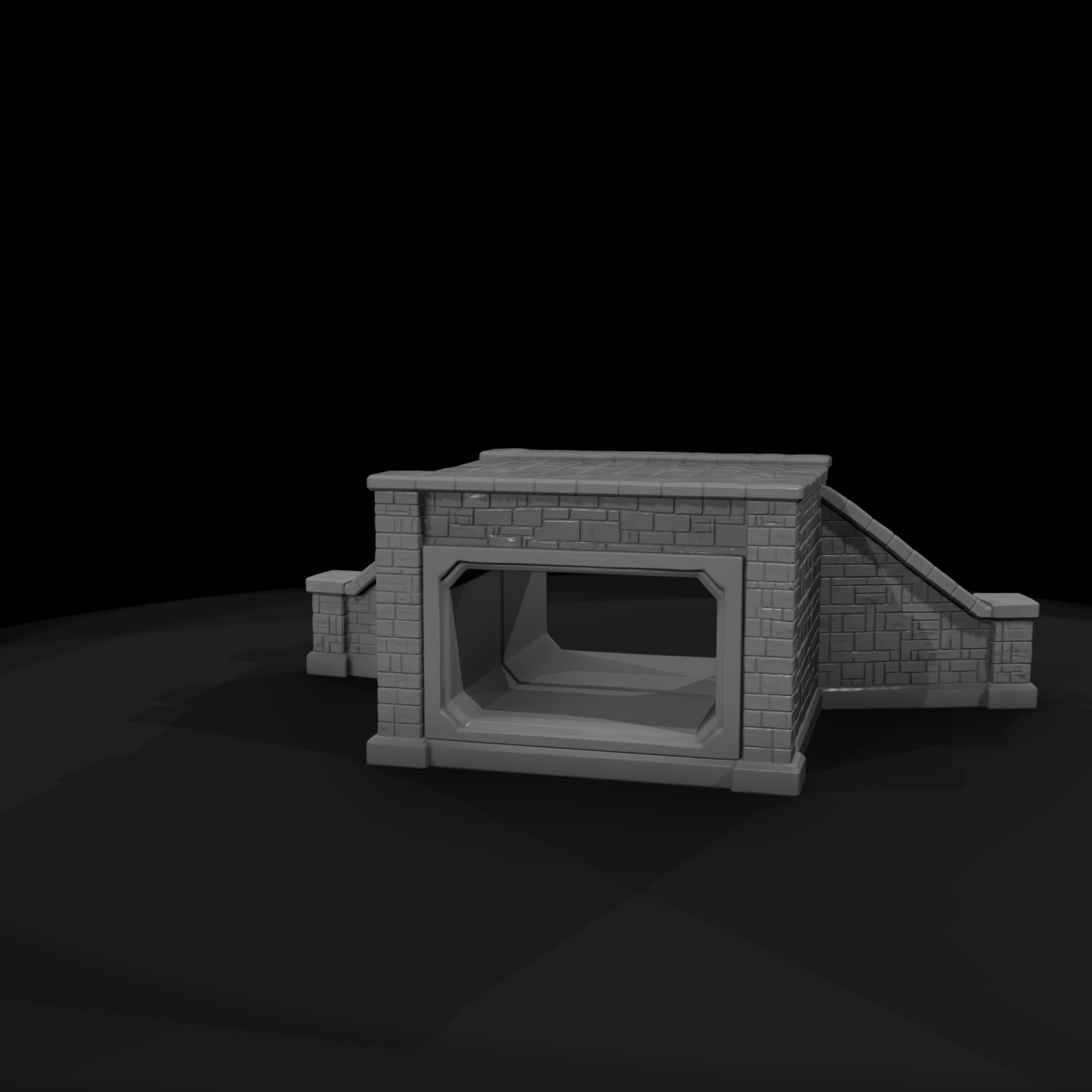 Stone Box Culvert with Wing Walls