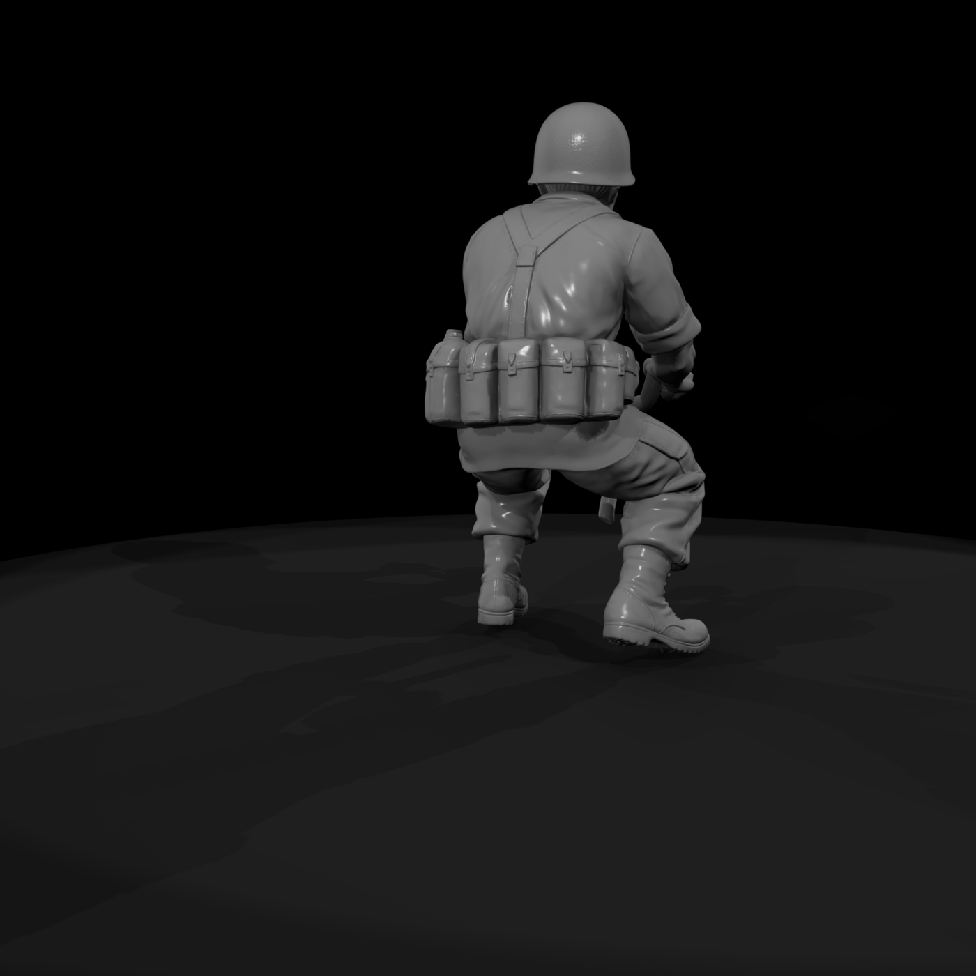 Vn Army 039 Vietnam U S Army Mortar Crewman Figure