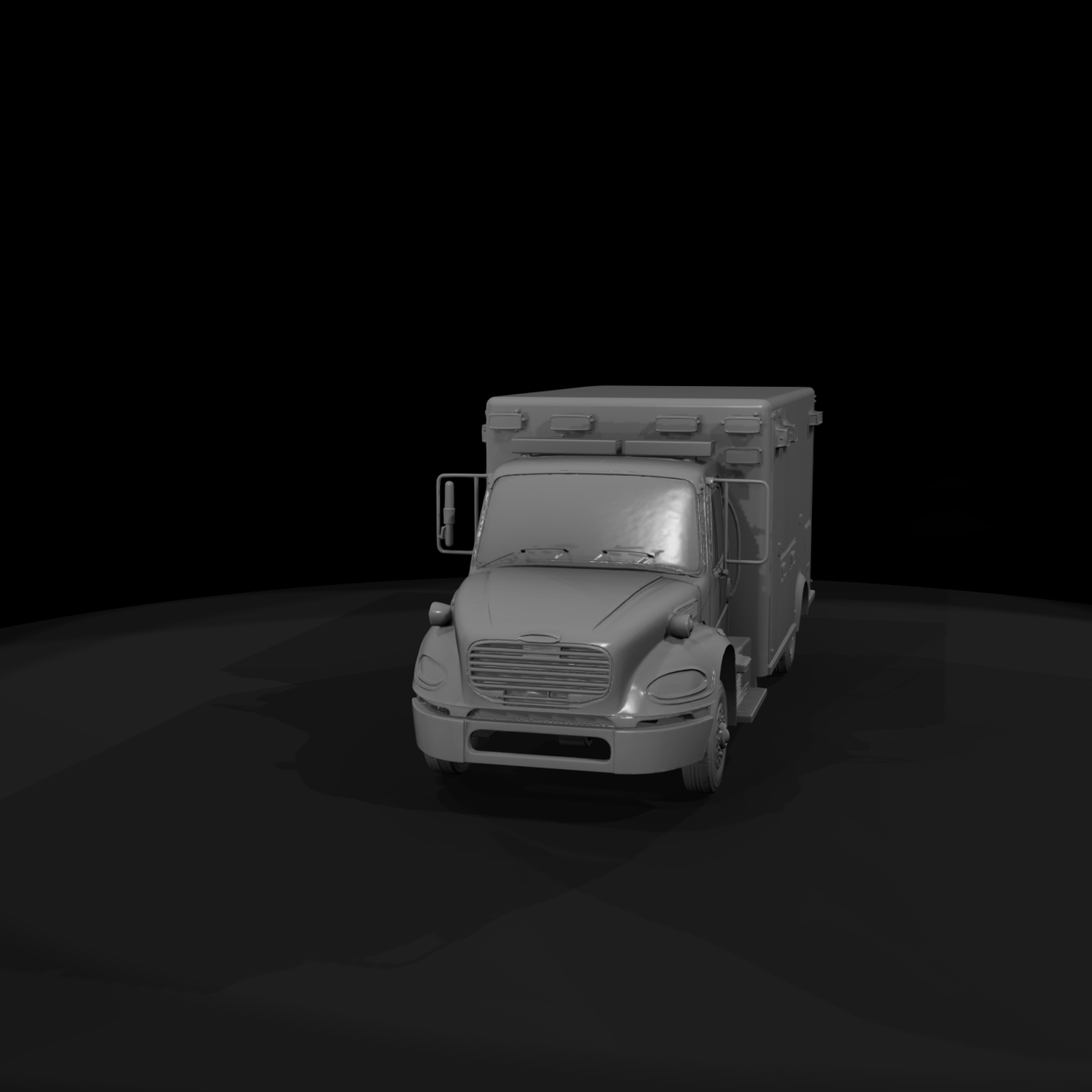Box Ambulance Rescue Truck