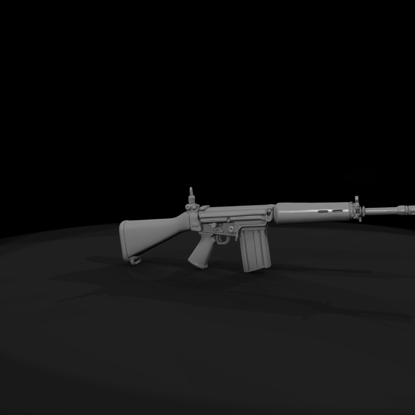 FN FAL Battle Rifle