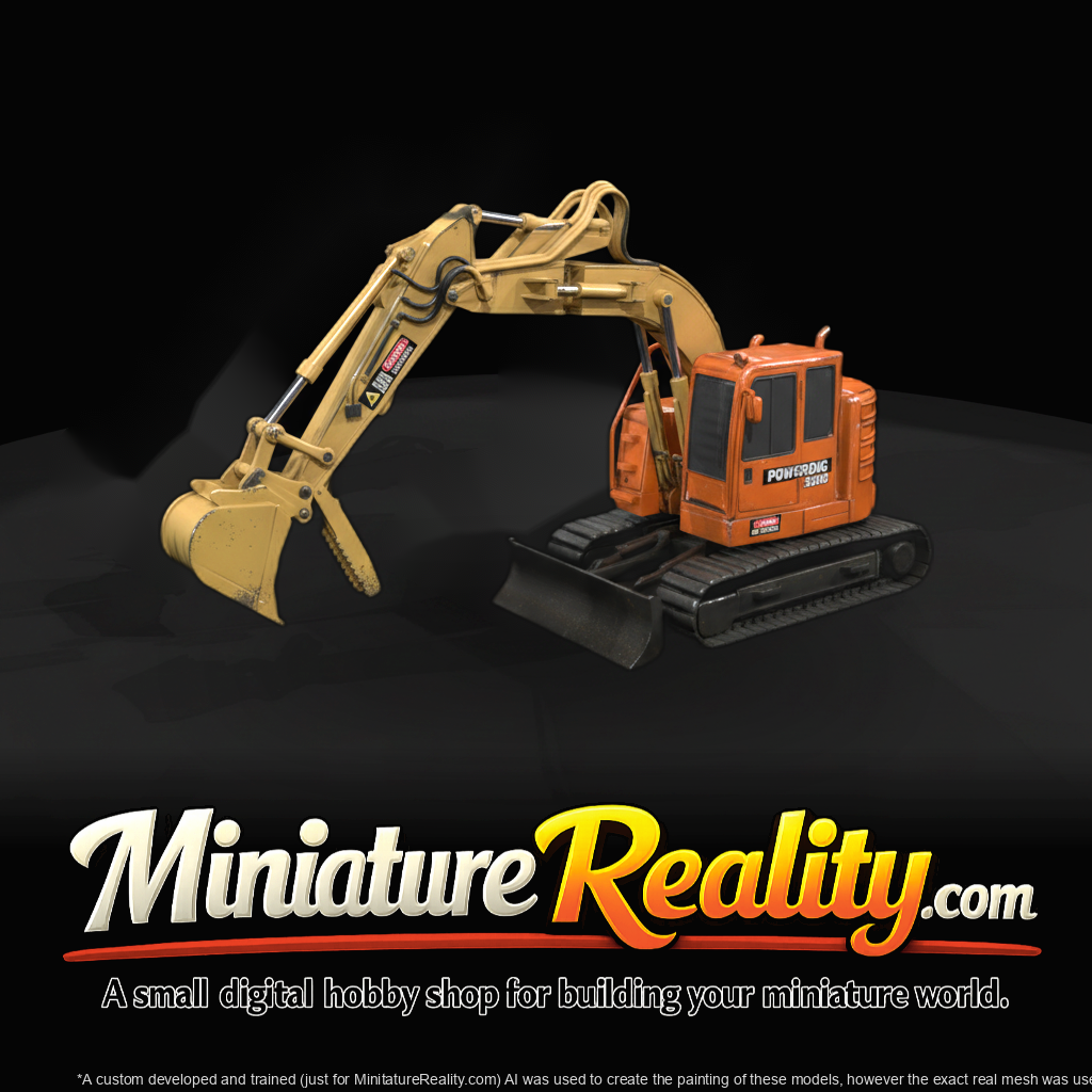 Caterpillar 315 Excavator — 3D Printable Miniature