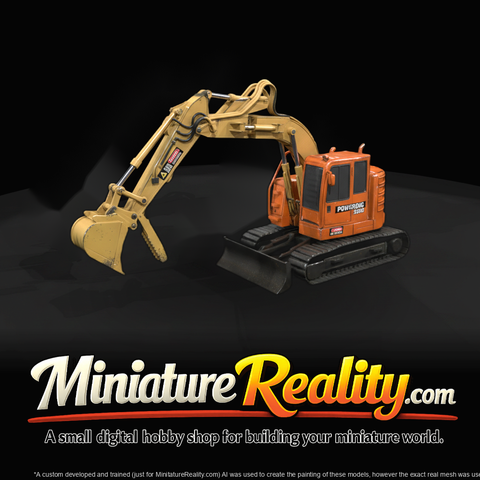 Caterpillar 315 Excavator — 3D Printable Miniature