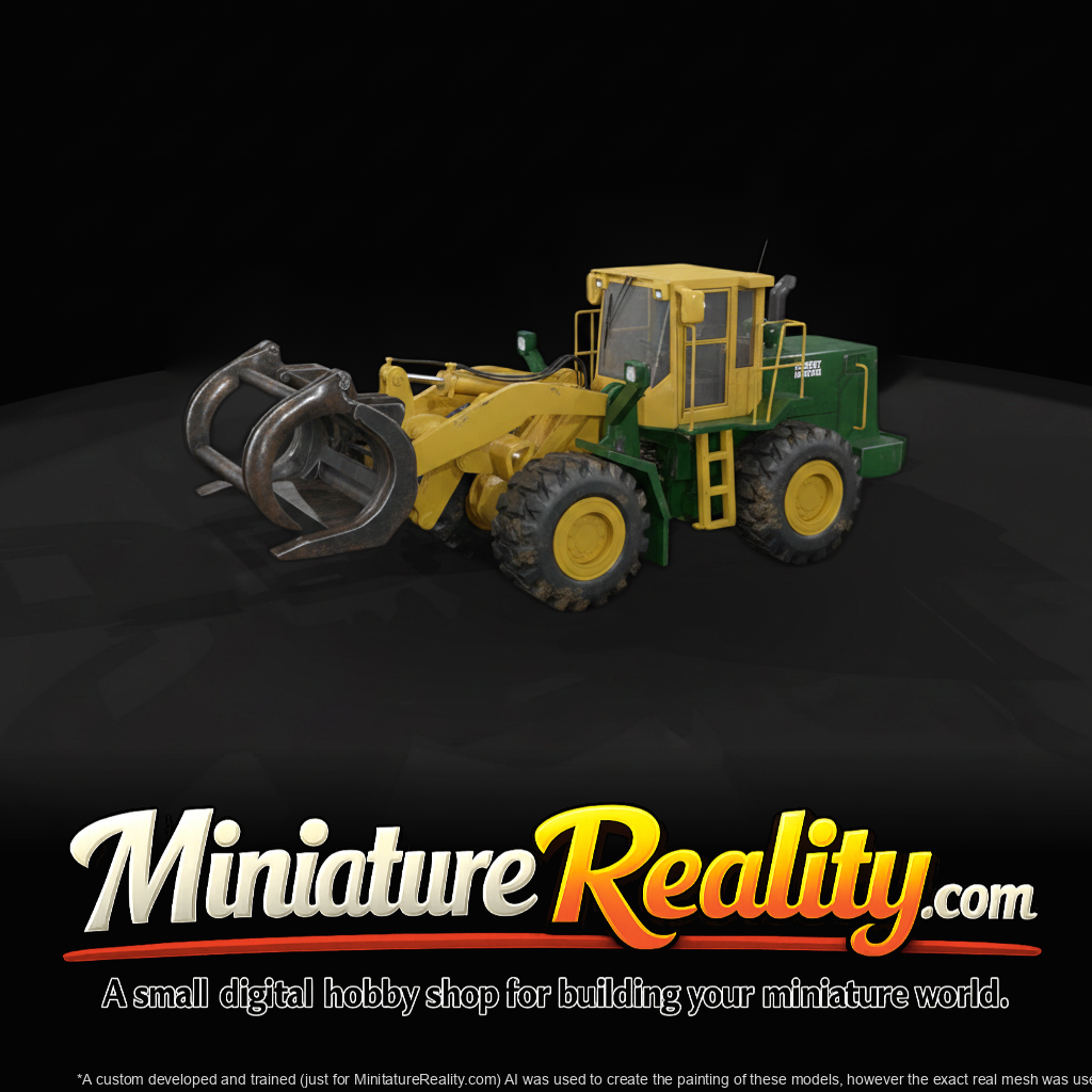Caterpillar Logging Loader with Grapple