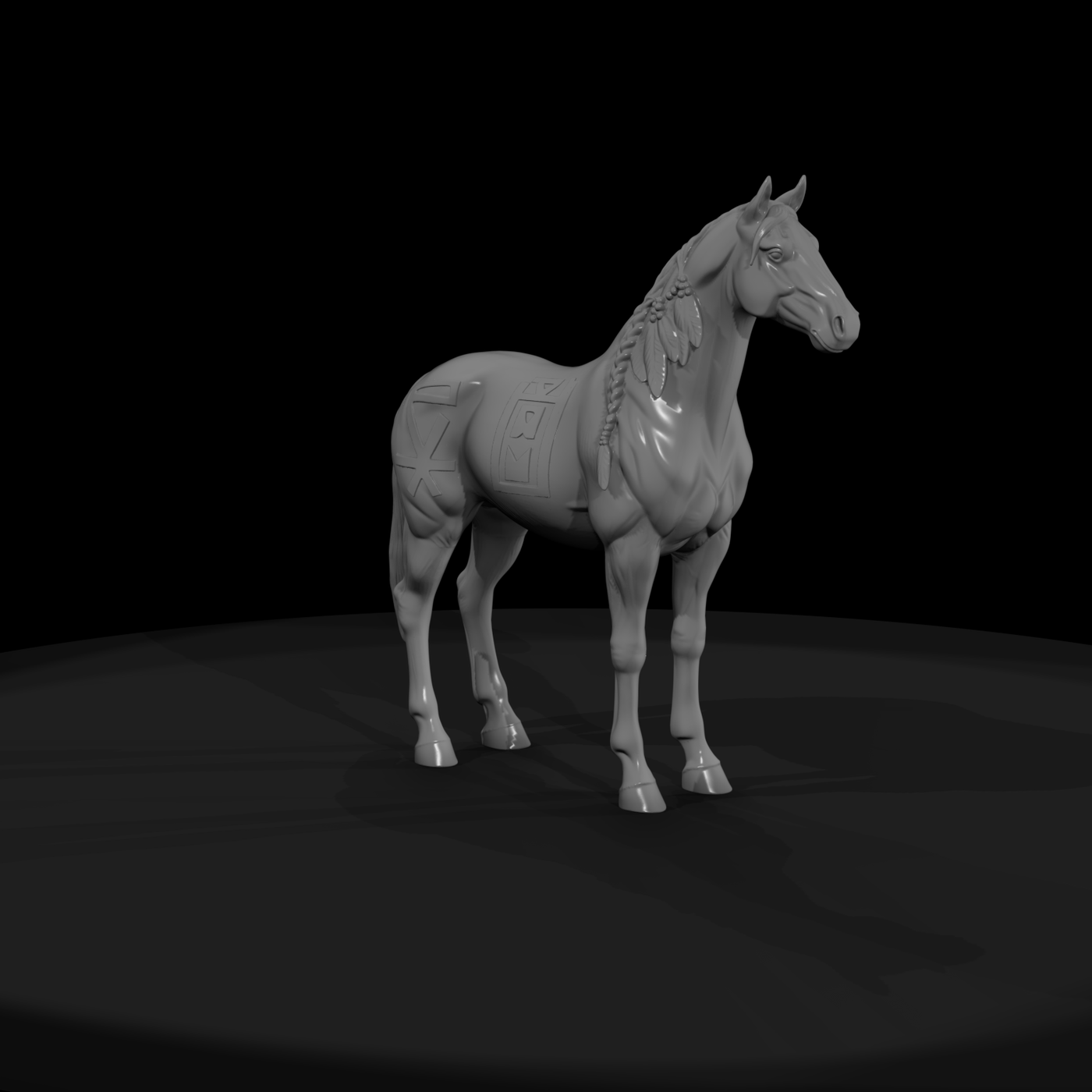 chestnut horse