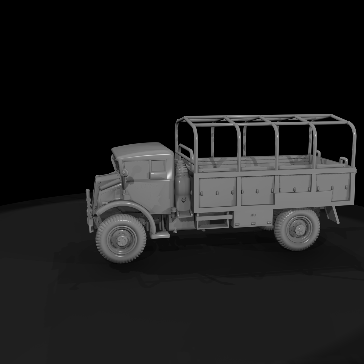 Chevy C60 Military troop truck