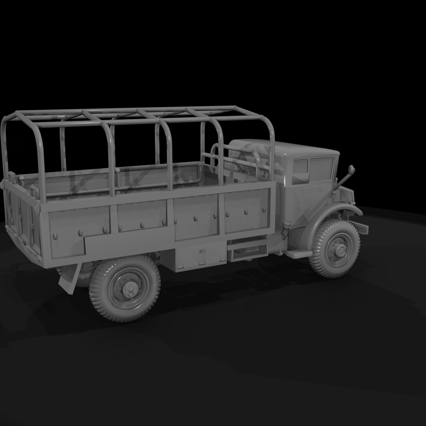 Chevy C60 Military troop truck