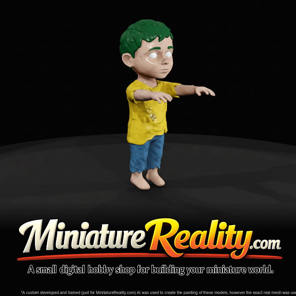 Zombie Figure (estimated) — Child