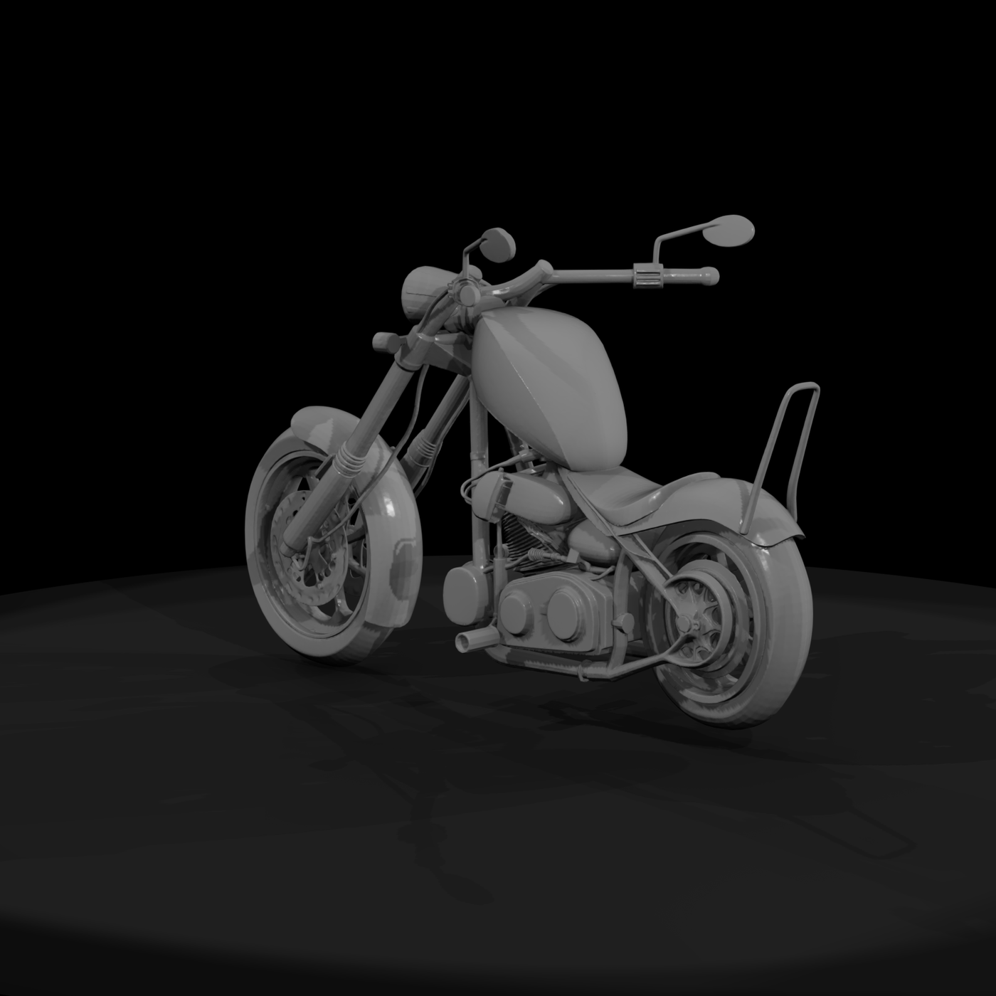 Chopper Motorcycle