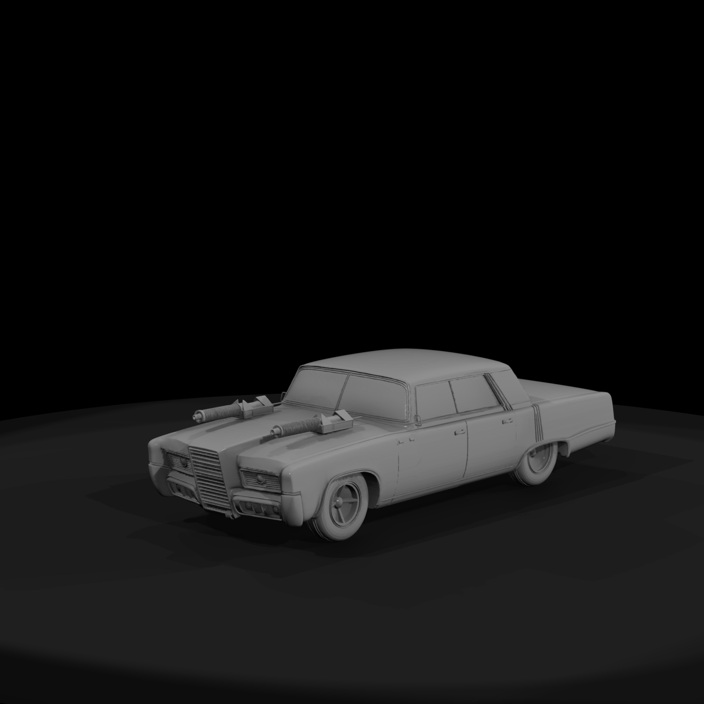 Chrysler Imperial Crown Green Hornet Black Beauty - 1965