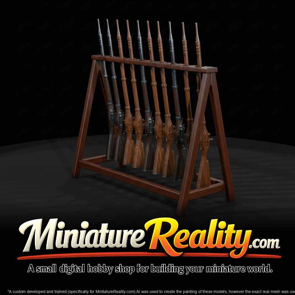 Civil War Soldier Figure (1860s) — Musket Rack