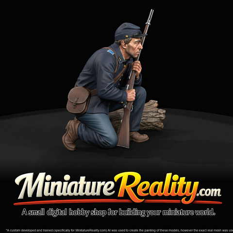 Union Civil War Soldier Figure (1860s) — Soldier Taking