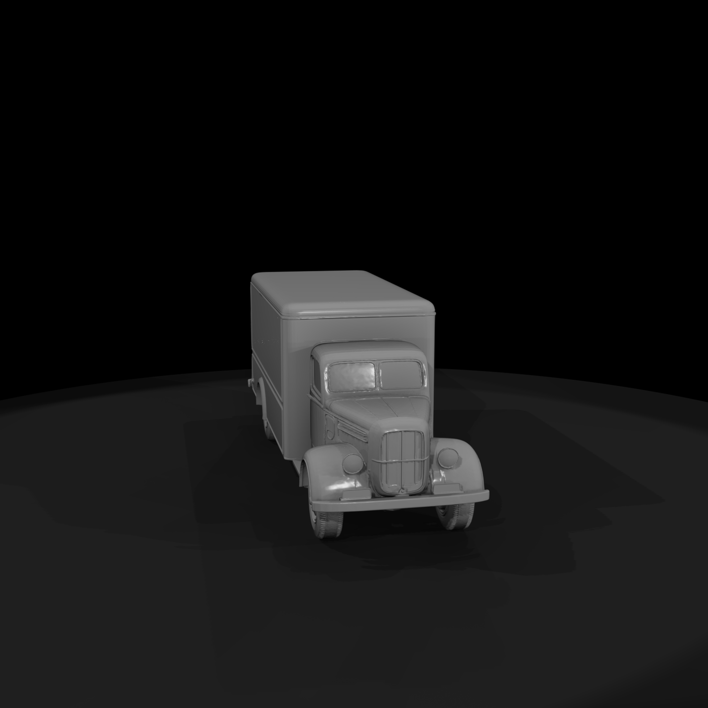 Classic Box Delivery Truck