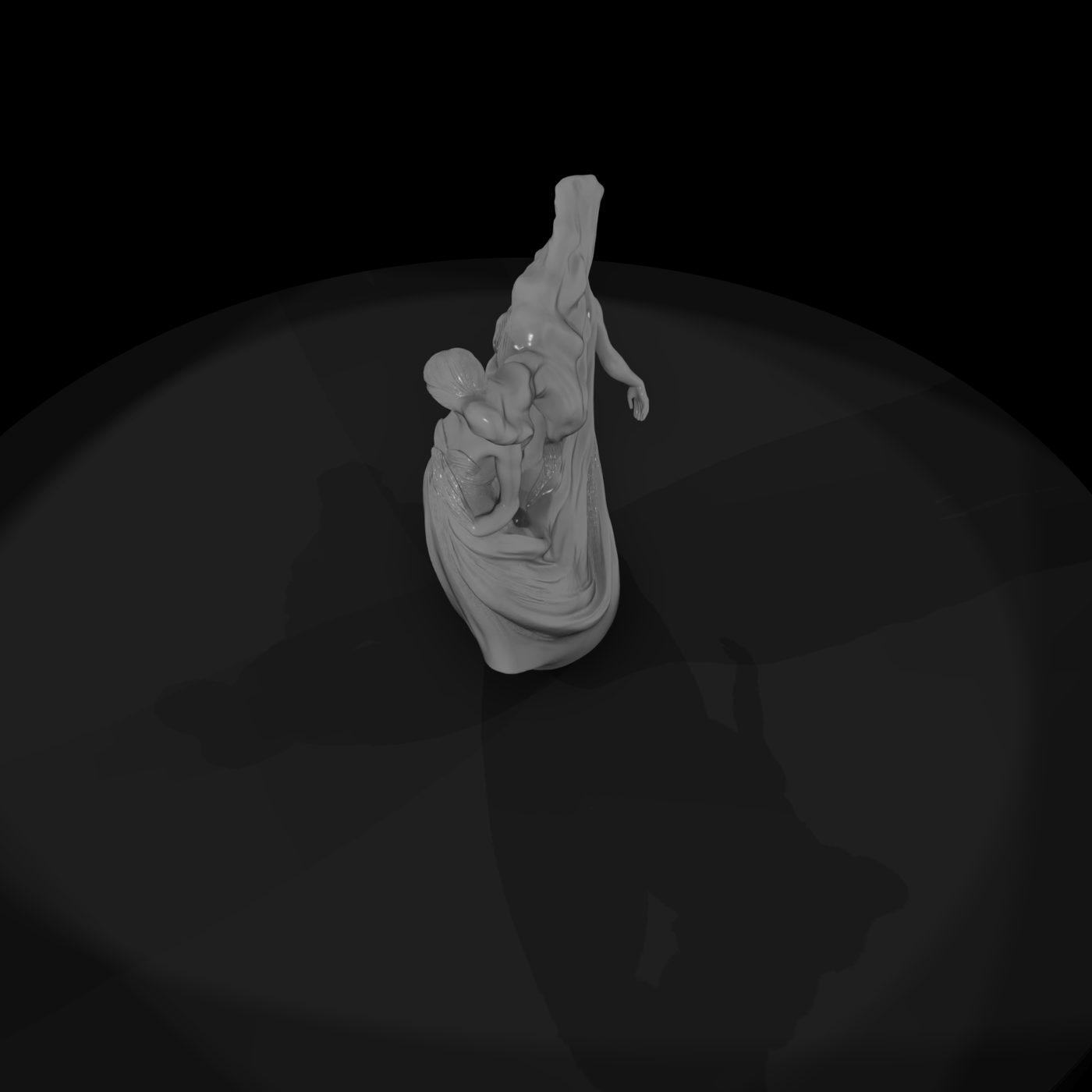 Classical Trio — Three Female Figures Sculpture