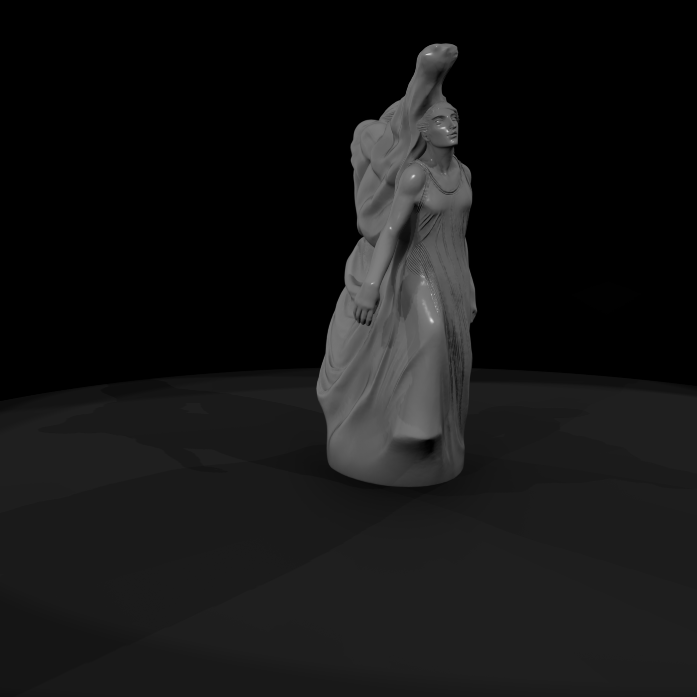Classical Trio — Three Female Figures Sculpture