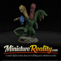 Comic Monster Hydra miniature, three-quarter view — thumbnail 1