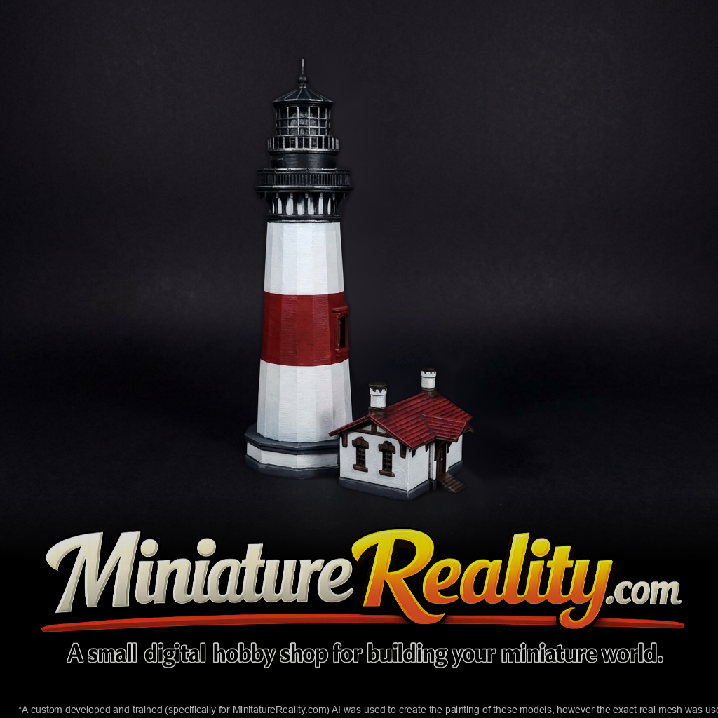 Coastal Masonry Lighthouse — Victorian Tower & Model Railroading