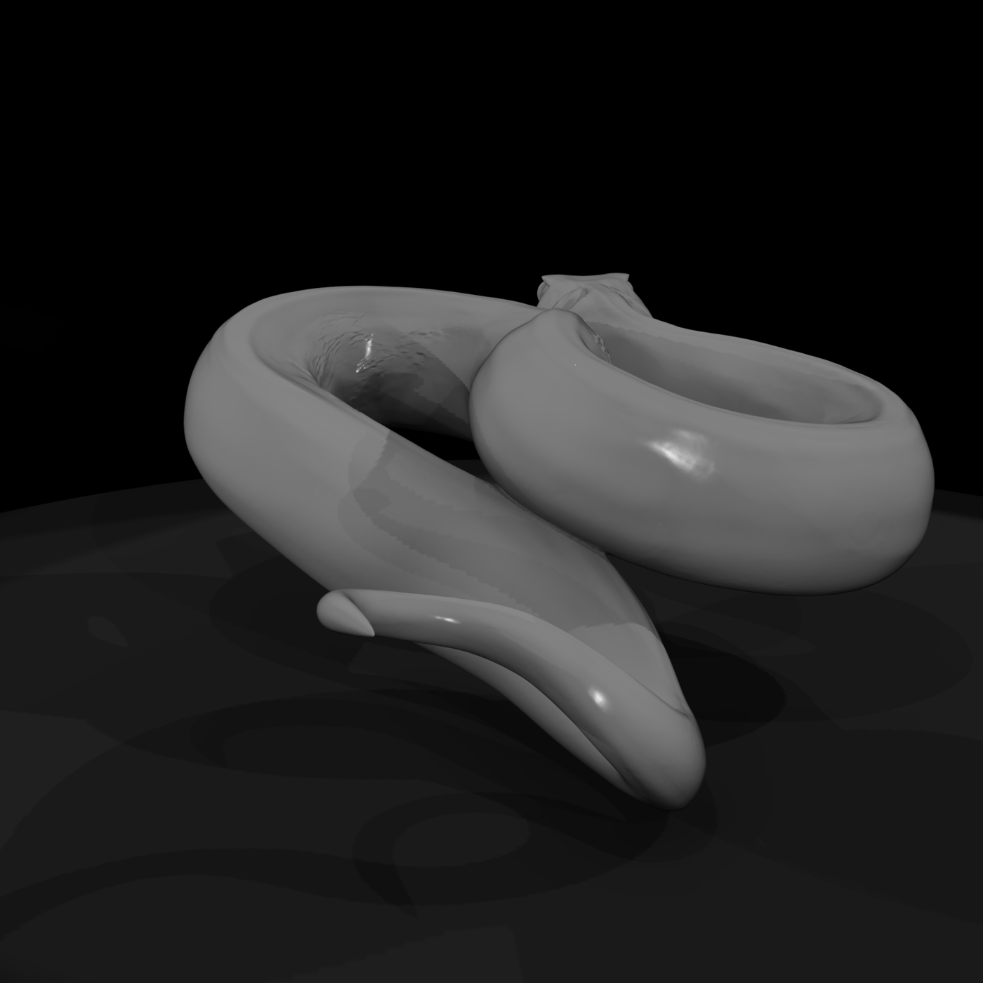 Coiled Fanged Snake Base
