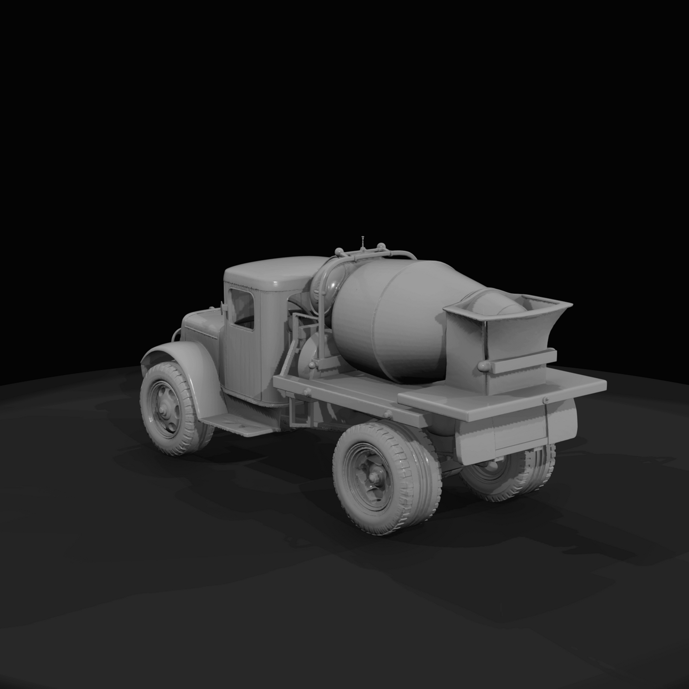 Concrete Mixer Truck (1960) — - 1960
