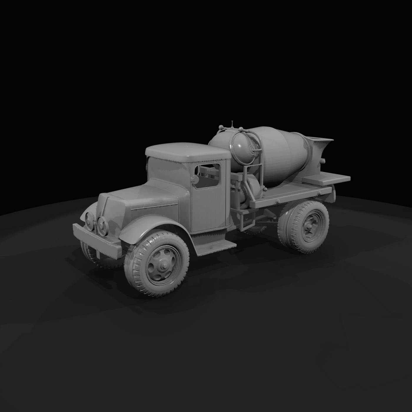 Concrete Mixer Truck (1960) — - 1960