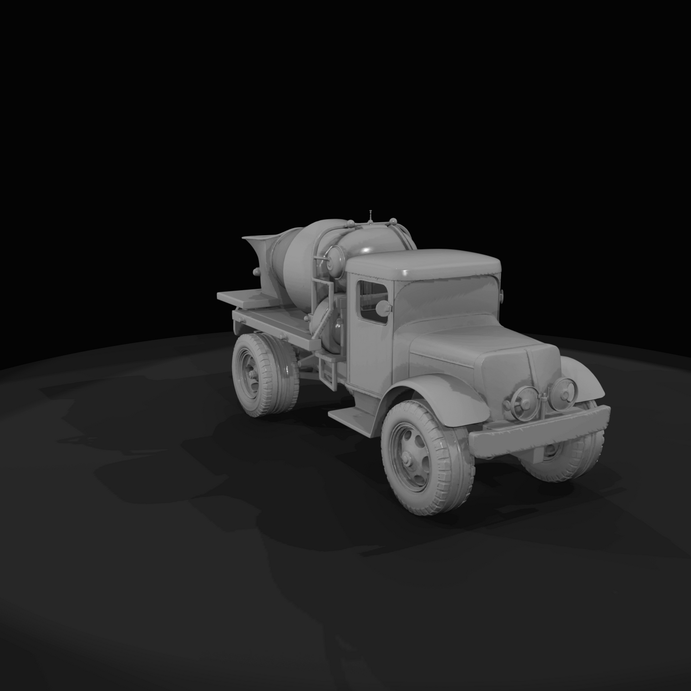 Concrete Mixer Truck (1960) — - 1960