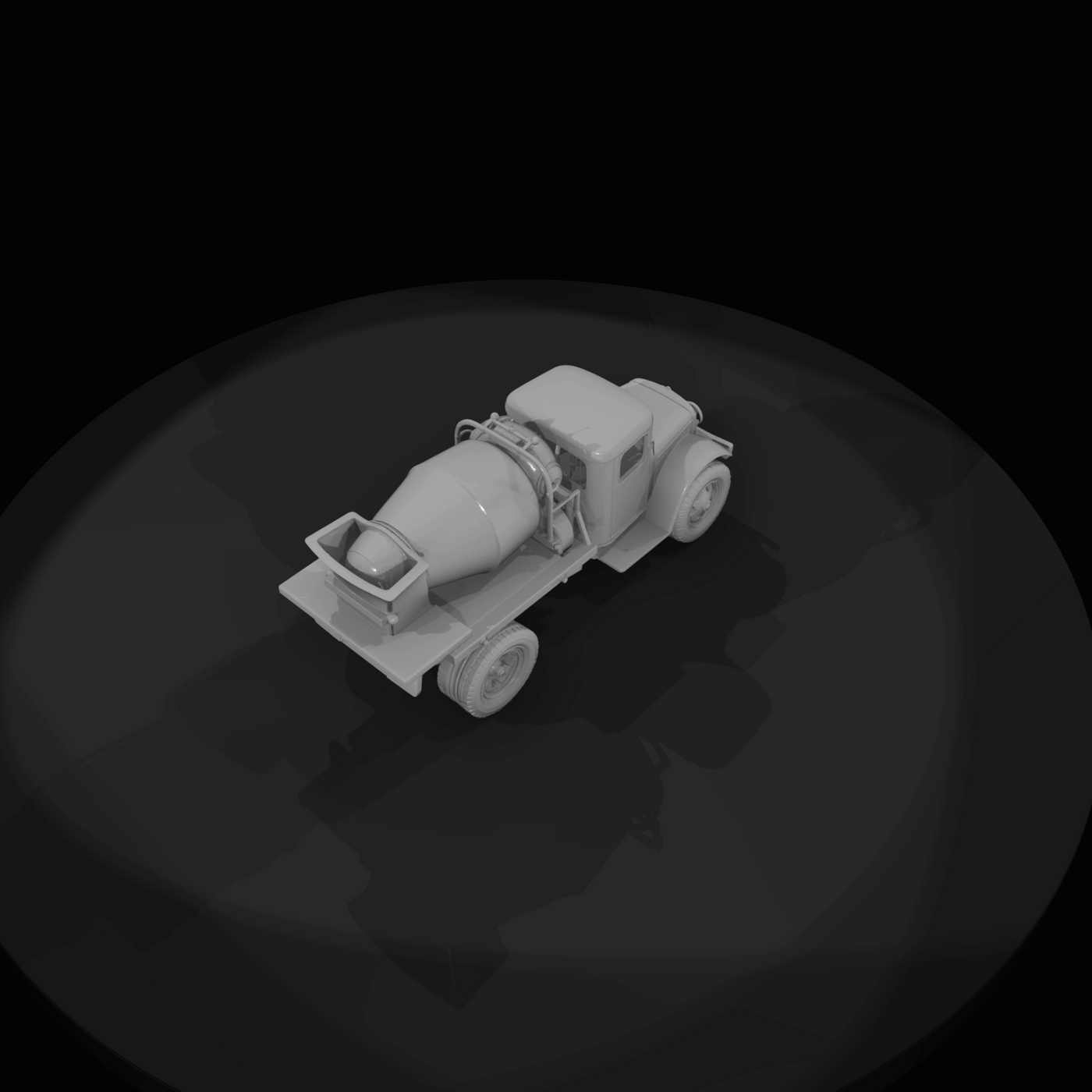 Concrete Mixer Truck (1960) — - 1960