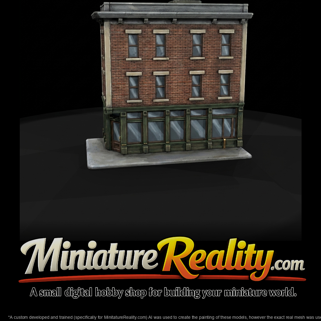 Corner Storefront Building