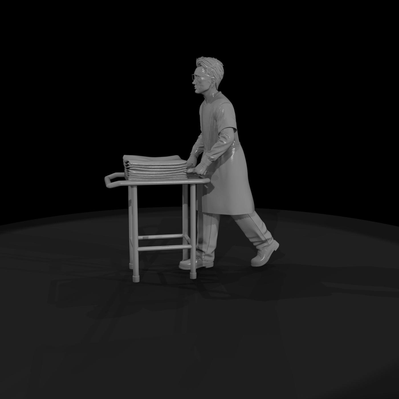 Coroner Assistant Noah — Crime Scene Figure